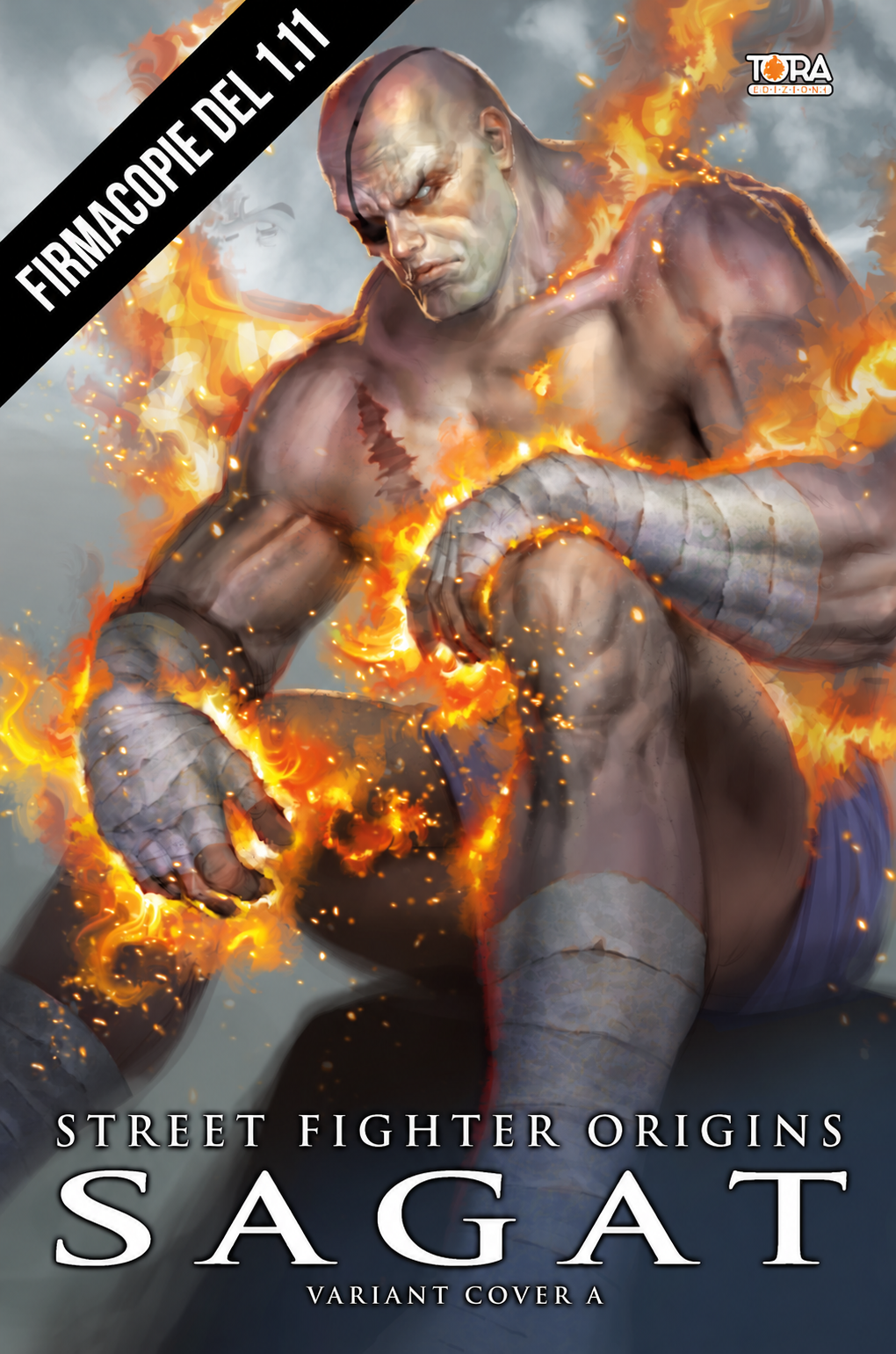 RITIRO A LUCCA - FIRMACOPIE PAOLO BARBIERI del 1.11 - Street Fighter Origins - Sagat - Variant Cover A - ESCLUSIVA