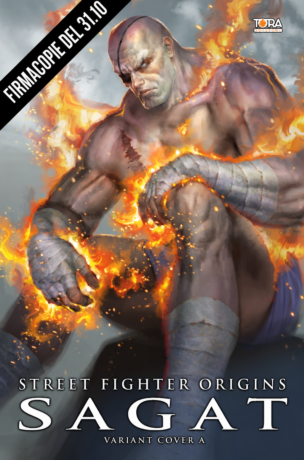 RITIRO A LUCCA - FIRMACOPIE PAOLO BARBIERI del 31.10 - Street Fighter Origins - Sagat - Variant Cover A - ESCLUSIVA