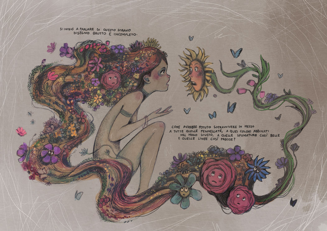 La Bambina Disegnata Male - by Giulio Ingrosso