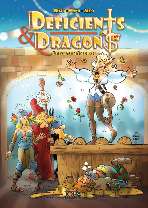 Deficients & Dragons - La svolta di Soldiesis - Cover A by Manu