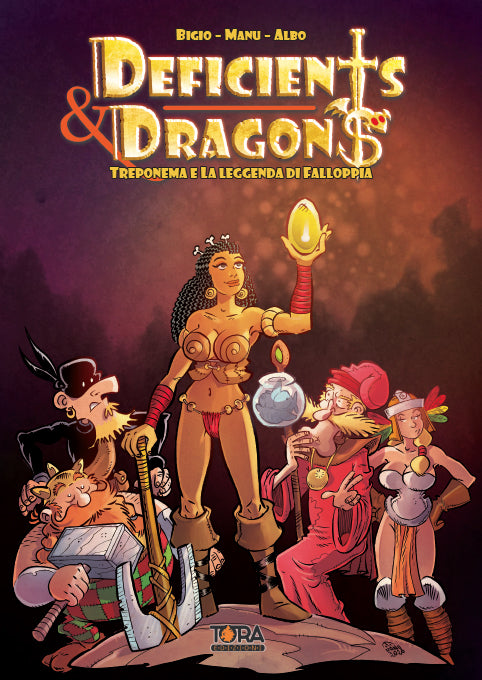 Deficients & Dragons - Treponema e la leggenda di Falloppia - Cover A by Manu