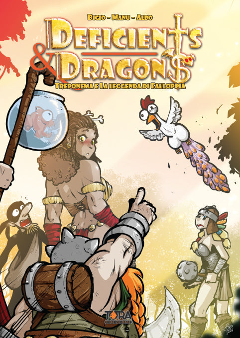 Deficients & Dragons - Treponema e la leggenda di Falloppia - Cover B by Bigio