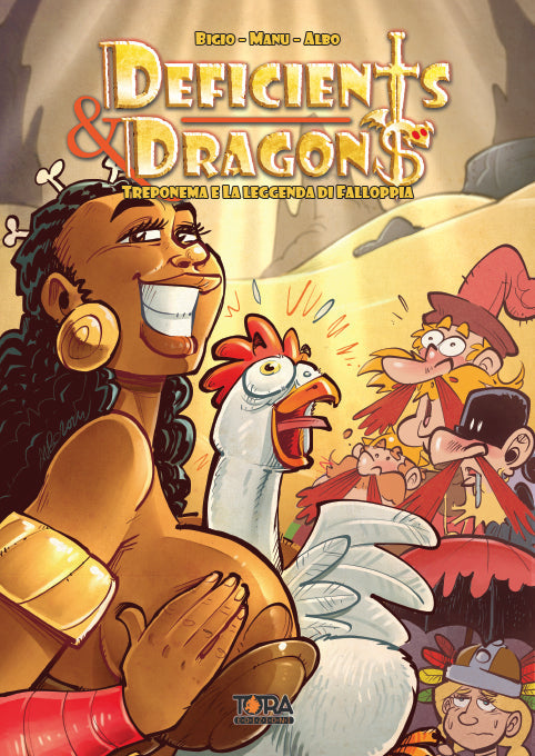 Deficients & Dragons - Treponema e la leggenda di Falloppia - Cover C by Albo