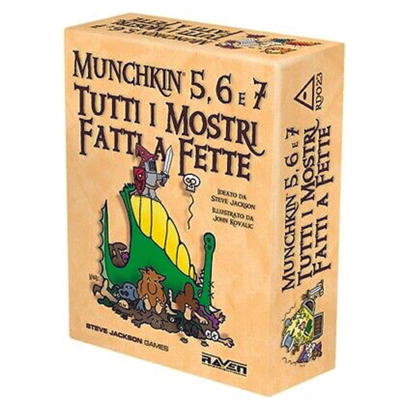 Munchkin 5, 6 e 7 - Tutti i Mostri Fatti a Fette