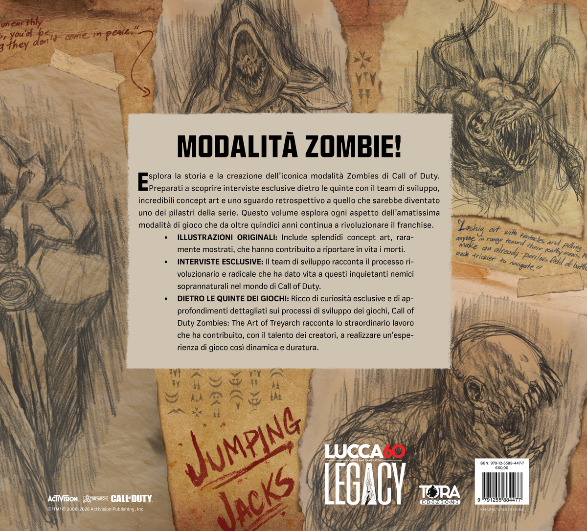 RITIRO A LUCCA - Call of Duty Black OPS Zombies - L'Arte di Treyarch 15 anni di creatività - Esclusiva Mondiale - 500 copie al mondo