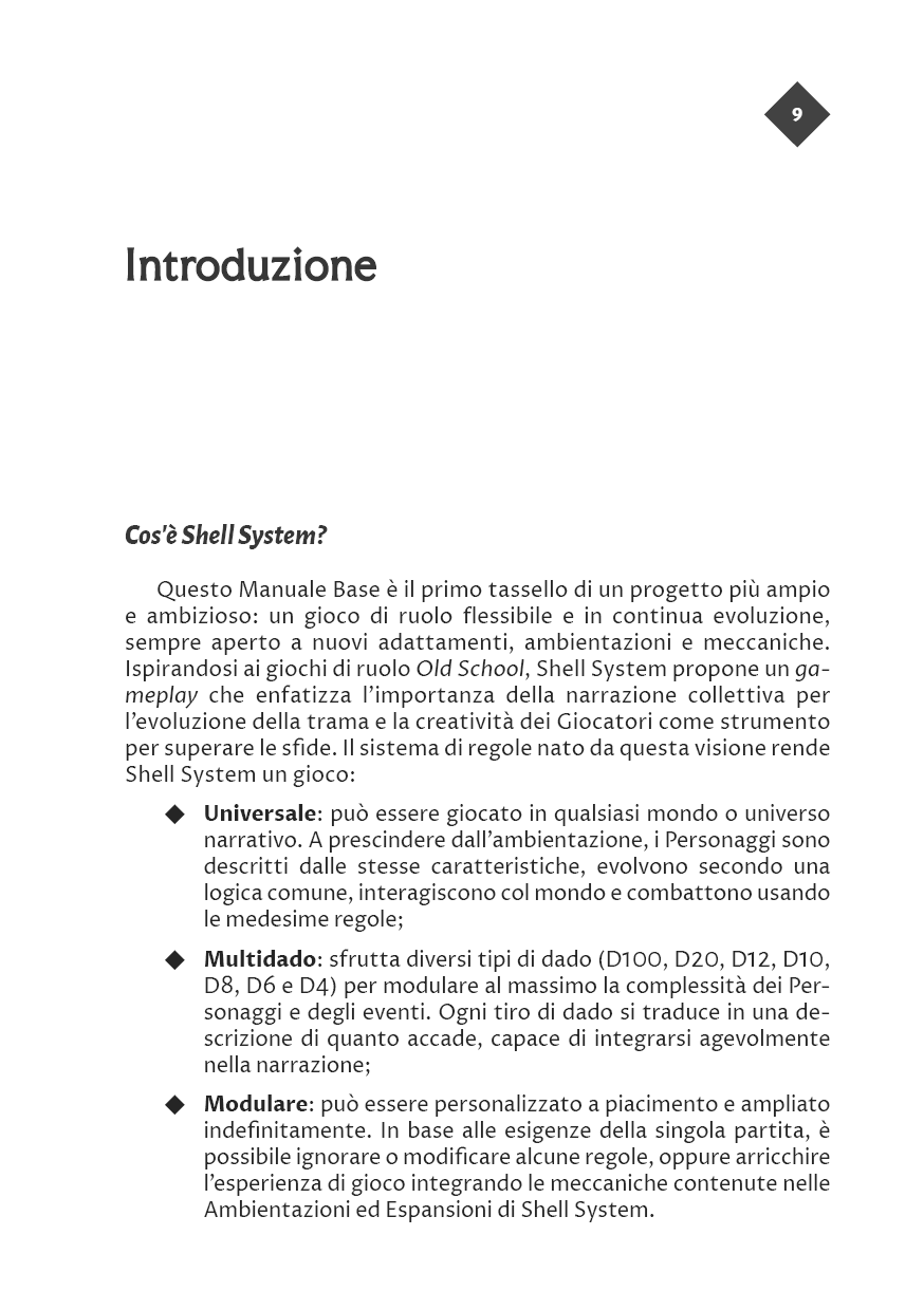 Shell System - Manuale Base - Gioco di Ruolo - GDR
