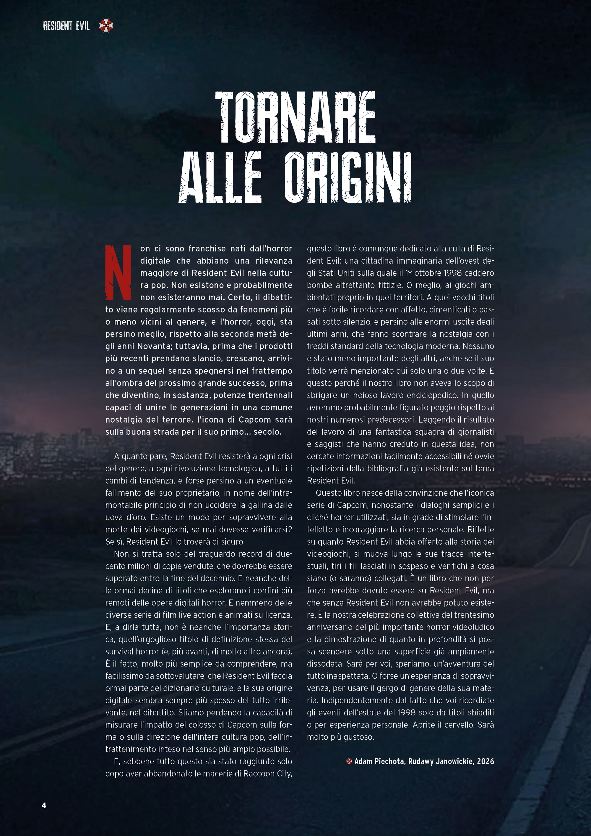 Resident Evil - L'incidente di Raccoon City - Cover A