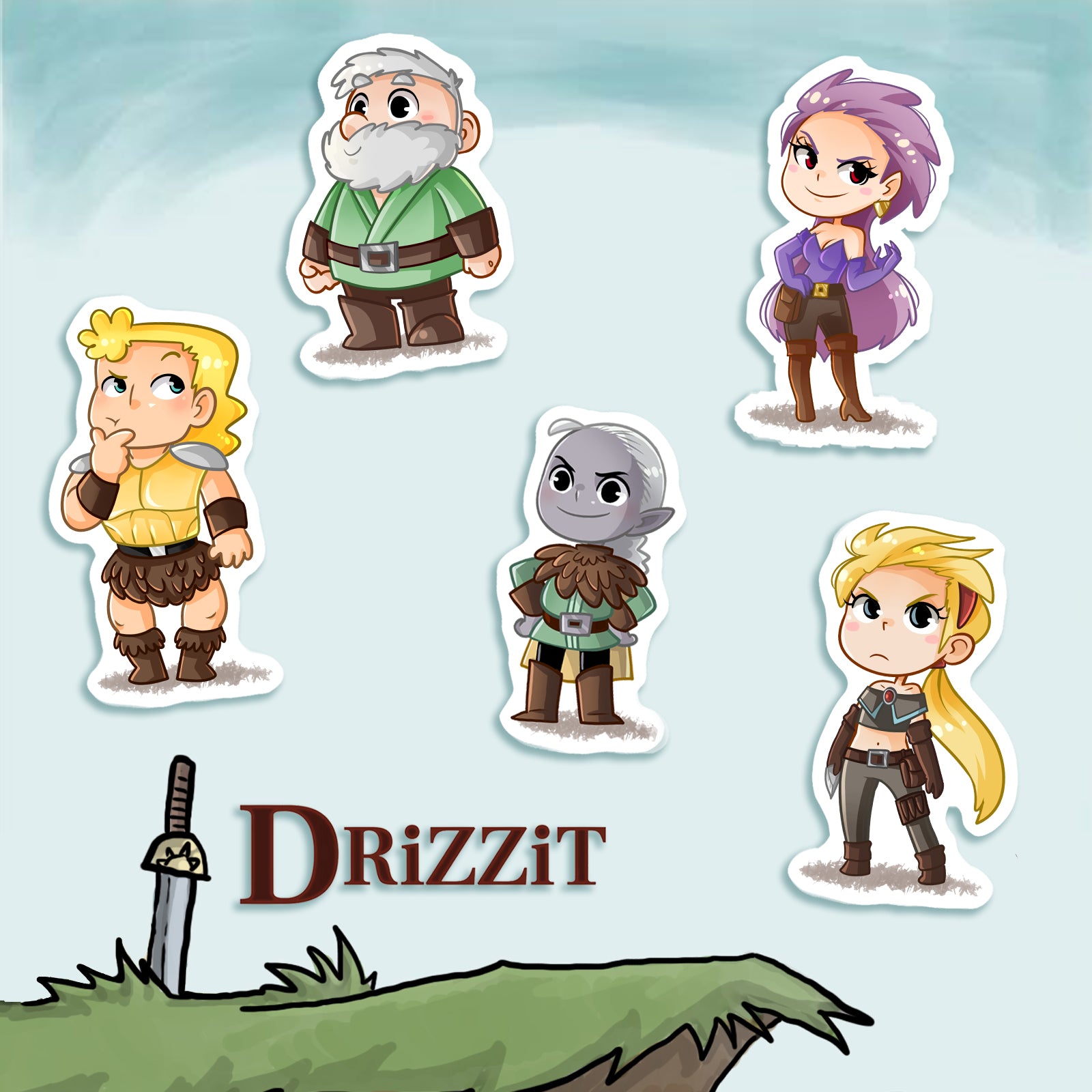 Drizzit - Stickers By Bigio-Alya