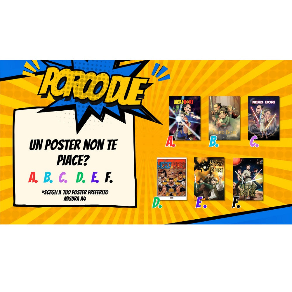 Nerd Bori - Il Merchandising - Poster Ufficiali