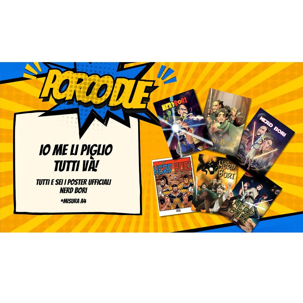 Nerd Bori - Il Merchandising - Set di Poster Ufficiali