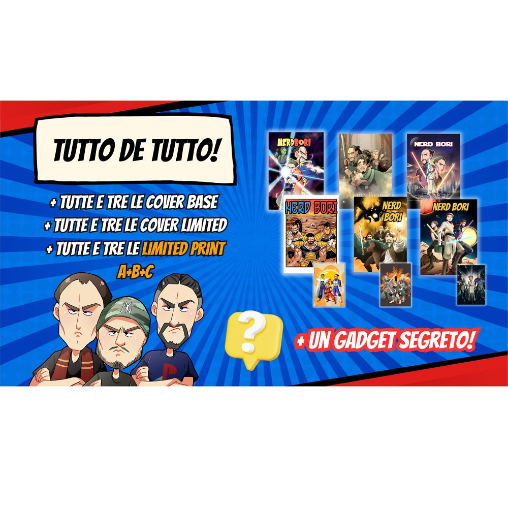Nerd Bori - Il Fumetto - Tutte le versioni!